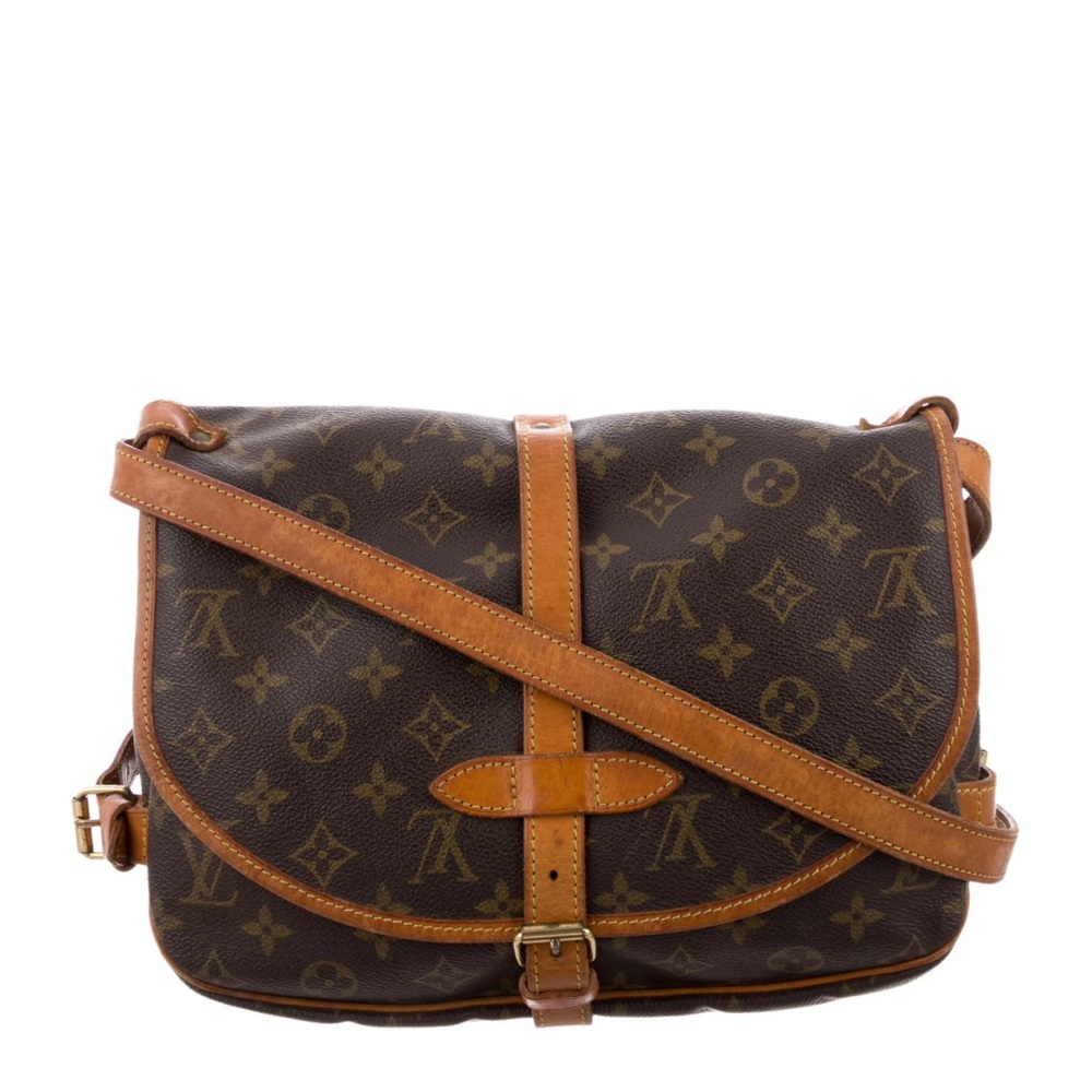 Louis Vuitton Crossbody. Monogram Saumur 25
